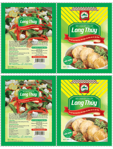 Bao bì bột canh iốt cao cấp Long Thủy