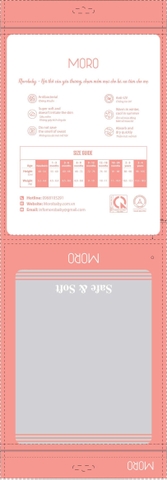 TÚI ZIPPER MỜ MORO