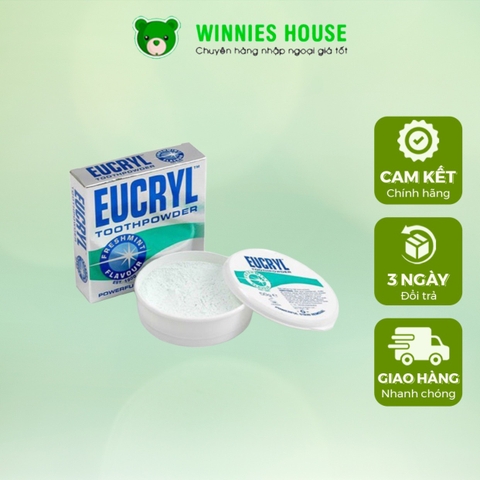 Bột Đánh Răng Tẩy Trắng Eucryl Toothpowder 50g