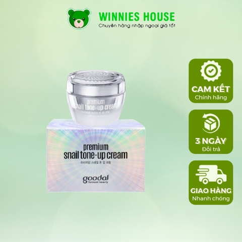 Kem Dưỡng Trắng Da Ốc Sên Goodal Premium Snail Tone-Up Cream