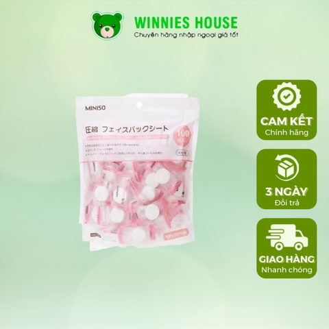 Mặt Nạ Nén Miniso 100 Viên