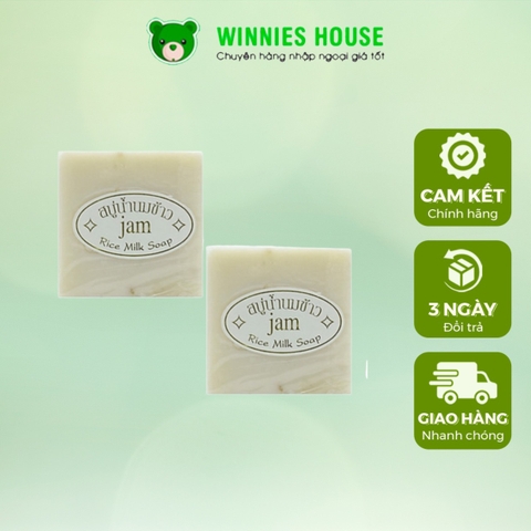 Xà Phòng Kích Trắng Gạo Sữa Thái Lan Jam Rice