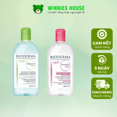 Nước Hoa Hồng Tẩy Trang Bioderma Pháp 500ML