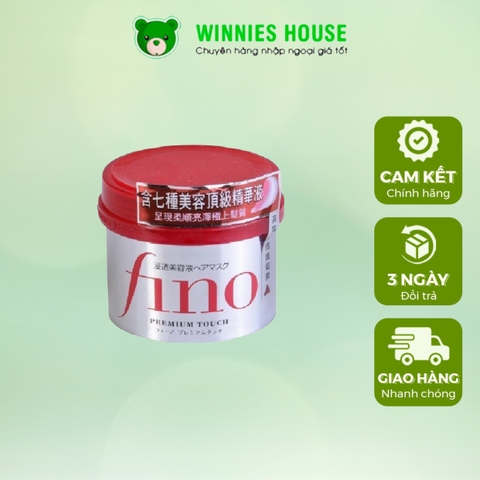 Kem Ủ Dưỡng Ẩm, Giúp Tóc Phục Hồi, Suôn Mượt Fino Premium Touch 230g