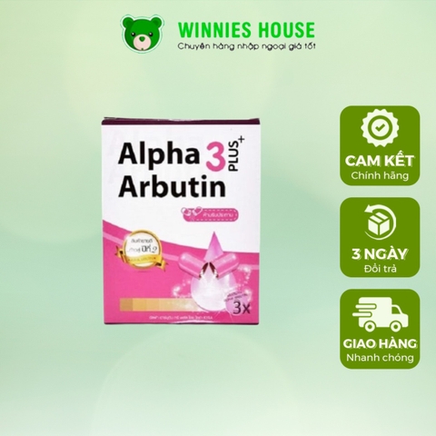 Viên bột Kích Trắng Alpha Arbutin 3 Plus đêm