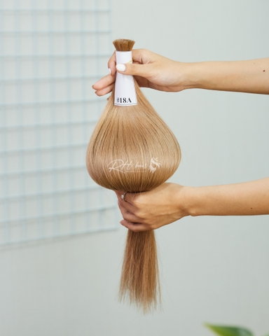 STRAIGHT BULK HAIR | #18A COLOR