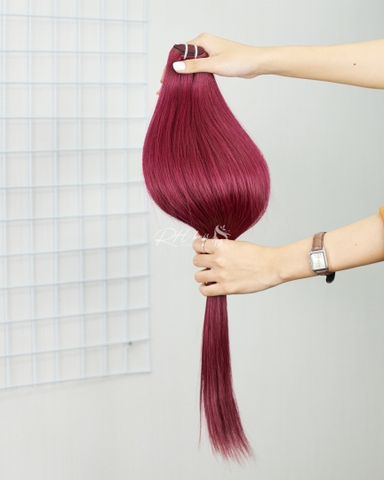 COLORED STRAIGHT WEFT HAIR