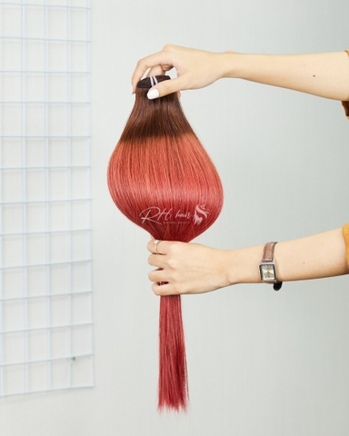 COLORED STRAIGHT WEFT HAIR