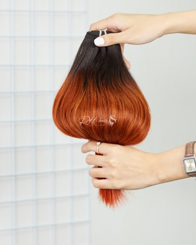 COLORED STRAIGHT WEFT HAIR