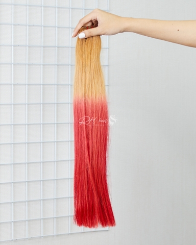 COLORED STRAIGHT WEFT HAIR