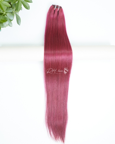 COLORED STRAIGHT WEFT HAIR