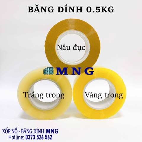 Băng dính 0.5kg Lõi mỏng 3li