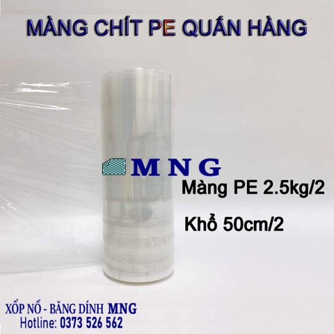 Màng chít, màng PE 1.25Kg khổ 25cm