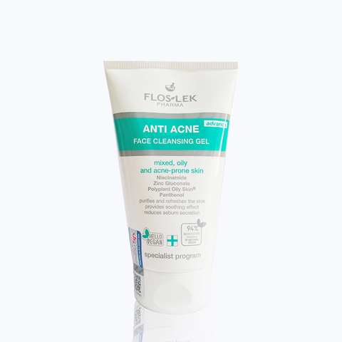 FLOSLEK ANTI ACNE BACTERIAL FACE CLEANSING GEL
