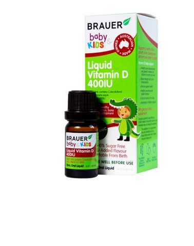  BRAUER LIQUID VITAMIN D 400IU