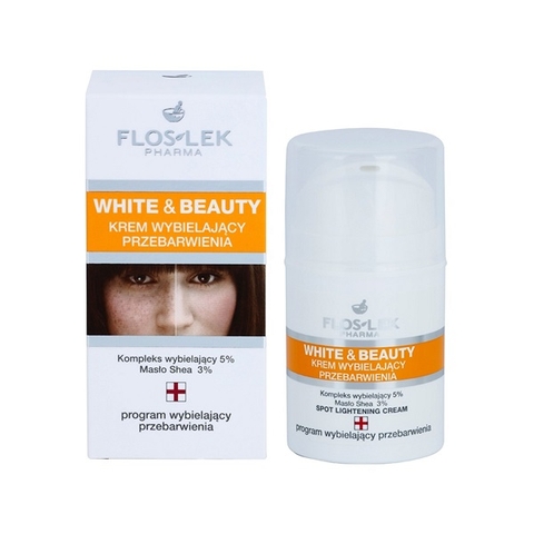 KEM DƯỠNG FLOSLEK WHITE & BEAUTY SPOT LIGHTENING CREAM