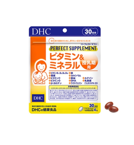 DHC PERFECT SUPPLEMENT VITAMINS & MINERALS FOR NURSING SUPPORT