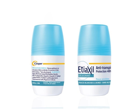 ETIAXIL DEODORANT ANTI-TRANSPIRANT 48H ROLL-ON PEAUX SENSIBLES 