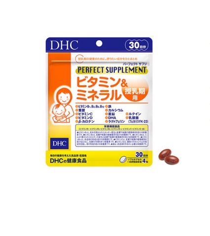 DHC PERFECT SUPPLEMENT VITAMINS & MINERALS FOR NURSING SUPPORT