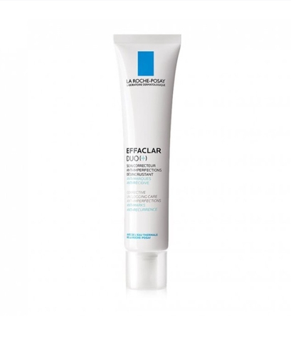 A ROCHE POSAY EFFACLAR DUO+ CORRECTIVE UNCLOGGING CRE ANTIIMOERFECTIONS ANTI-MARKS ANTO-REOCCURENCE 