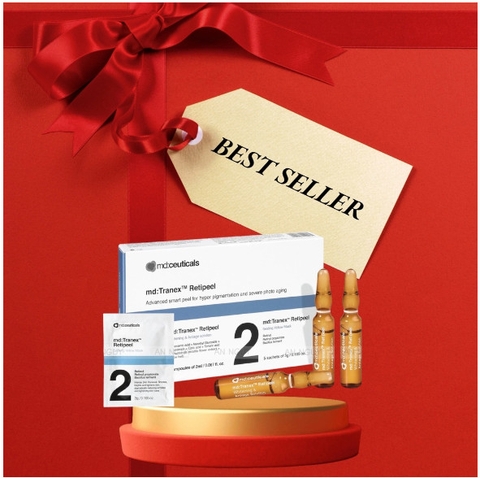 BỘ THAY DA SINH HỌC MD: TRANEX RETIPEEL TRỊ NÁM, SÁNG DA TÁI SINH LÀN DA