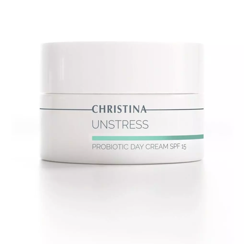 CHRISTINA UNSTRESS PROBIOTIC DAY CREAM SPF 15