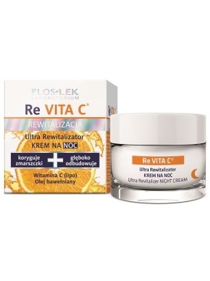 RE VITA C FLOSLEK/ KEM VITAMIN DƯỠNG TRẮNG VÀ TRẺ HÓA DA BAN ĐÊM