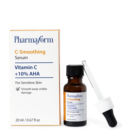 C- SMOOTHING SERUM VITAMINC + 10% AHA/TINH CHẤT CẢI THIỆN VẾT THÂM NÁM