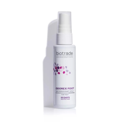 ODOREX FOOT ANTIPERSPIRANT SPRAY FOR FOOT BY BIOTRADE 50ML/ THUỐC XỊT CHÂN CHỐNG MỒ HÔI CHÂN VỚI TÁC DỤNG KÉO DÀI ODOREX FOOT ANTIPERSPIRANT SPRAY FOR FOOT BY BIOTRADE 50ML