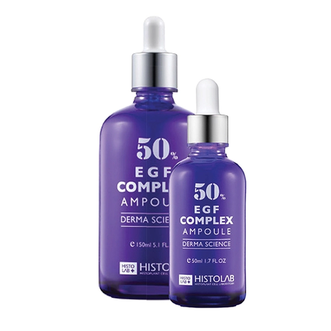 HISTOLAB EGF COMPLEX AMPOLUE 50% / TINH CHẤT TRẺ HÓA DA CHỨA 50% PHỨC HỢP TĂNG ĐỘ ĐÀN HỒI CHO DA, LÀM MỜ VẾT NHĂN ( 50ML)