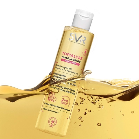 SVR TOPIALYSE HUILE LAVANTE MICELLAIRE 200ML/ SỮA TẮM TĂNG CƯỜNG DƯỠNG ẨM DÀNH CHO DA KHÔ 200ML