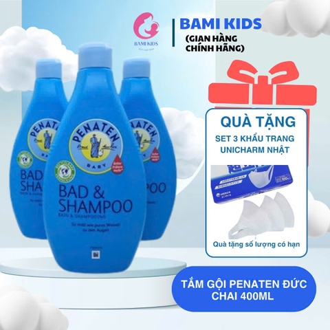 BAD & SAMPOO PENATEN 400ML/ SỮA TẮM PENATEN CHỐNG CẢM CÚM ĐỨC