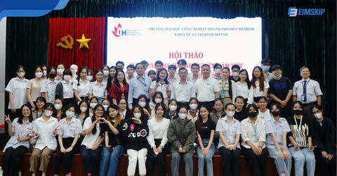 CEO Eimskip Vietnam participates in practical sharing at the Industrial University of Ho Chi Minh City