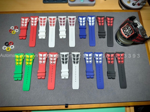 Dây đeo đồng hồ Richard Mille mix color model RM010/ RM011/ RM035 / RM055