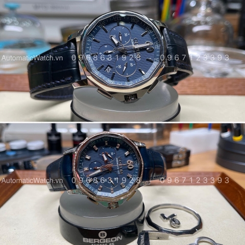 Trước Sau Khi Độ Kim Cương Đồng Hồ Corum Admiral Legend 42 mm