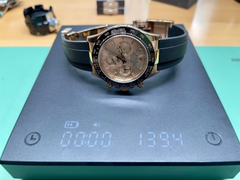 Đồng Hồ Rolex Daytona Cosmograph Pink Men's Chronograph Oysterflex Chế Tác