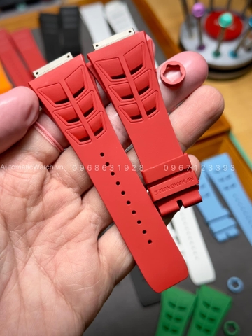 Dây đeo đồng hồ Richard Mille RM011/030/035/055 Red Rubber strap