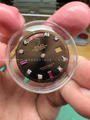 Mặt Số Chế Tác Rolex 118235 Chocolate
