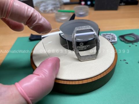 Thay Kính Franck Muller Vanguard Lady V32 Full Diamonds