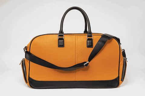 Túi boston đựng quần áo chất liệu da bò Clemence Italy cao cấp