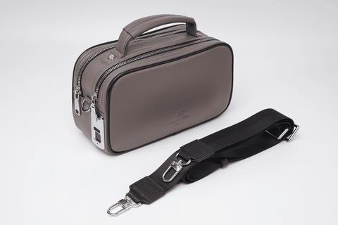 Túi xách golf cỡ trung da Clemence khóa vân tay