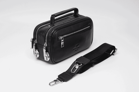 Túi xách golf cỡ trung da Clemence khóa số