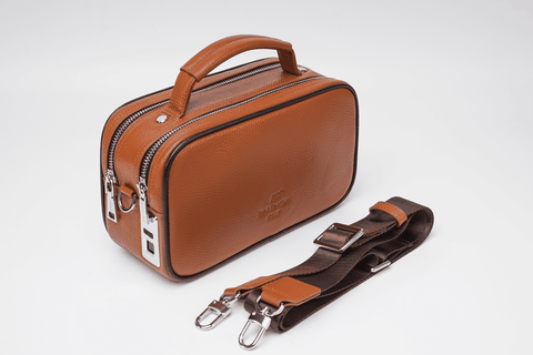 Túi xách golf cỡ trung da Clemence khóa vân tay