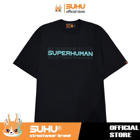 Superhuman Cyan Tee