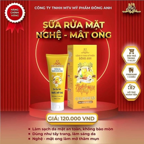 SỬA RỬA MẶT NGHỆ & MẬT ONG