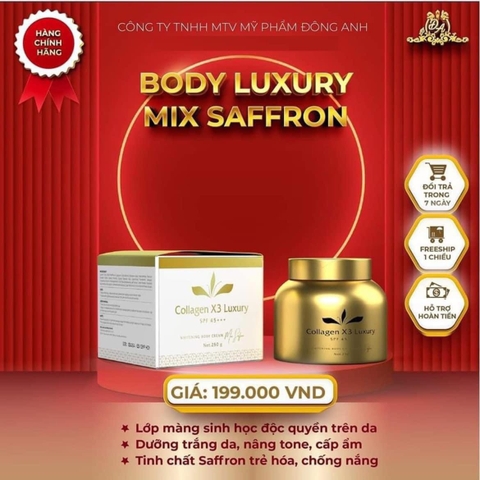 WHITENING BODY CREAM MIX SAFFRON