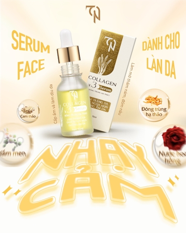 COLLAGEN X3 SERUM ĐÔNG TRÙNG HẠ THẢO (SẢN PHẨM MỚI)