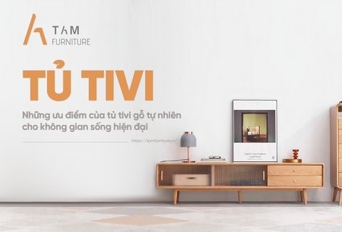 NHỮNG ƯU ĐIỂM CỦA TỦ TIVI GỖ TỰ NHIÊN | TAM Furniture