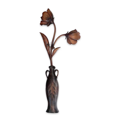 BÌNH HOA GỖ ÁP TƯỜNG