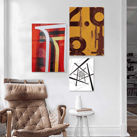 BỘ 3 TRANH TRỪU TƯỢNG